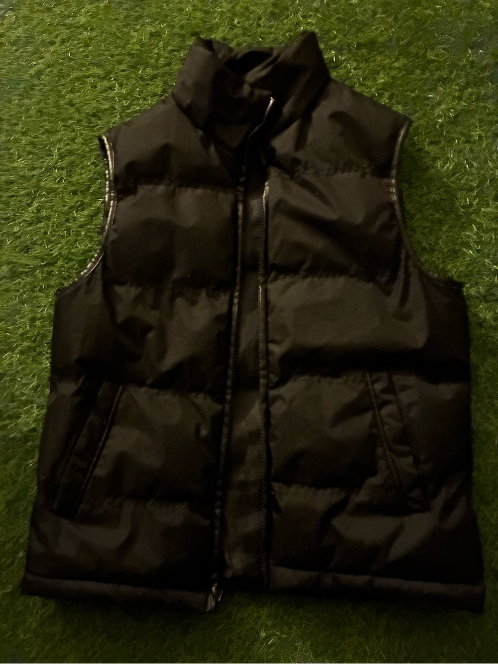 Kids Black Puffer Vest